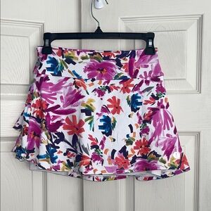 Donajo women's Floral Patterned tennis skort Skirt.  CONT R